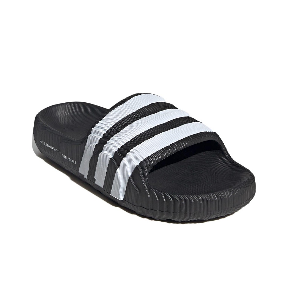 Adidas Originals Adilette 22 Core Black Cloud White POIZON