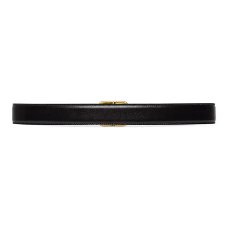 GUCCI Interlocking G-buckle Leather Belt-1
