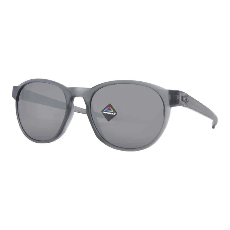 Oakley Plastic Round Sunglasses Men's Black-2