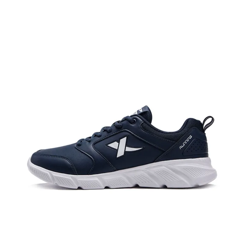 XTEP Wear resistant And Waterproof Low Top Running Shoes Men's Dark Blue-0