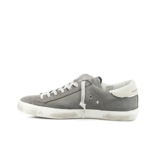 PHILIPPE MODEL Low-Top Skateboard Shoes Men's Gray