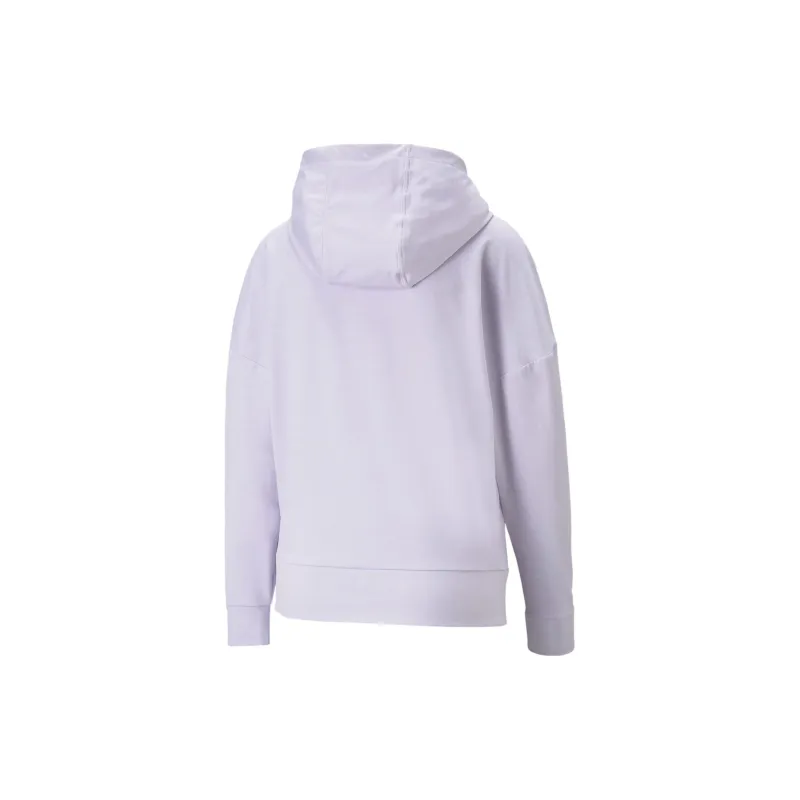 PUMA Sweat À Capuche D’entraînement Cloudspun Femme Sweatshirt Women's Light Purple-1