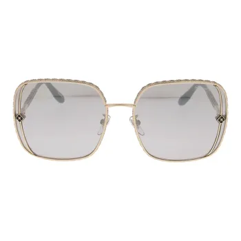 CHOPARD Metal Square Sunglasses Unisex Gold