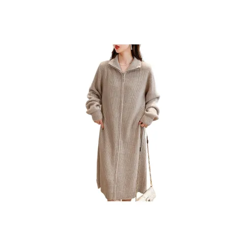 Mokana Long-Sleeved Dresses Women's Multicolor Beige