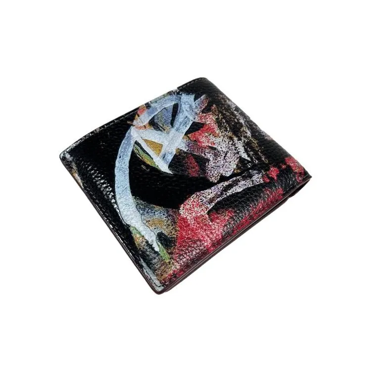 COACH MINT+SERF Collaboration 3 IN 1 Wallet Pebbled Leather Coin Purses Wallets Women's Black-3
