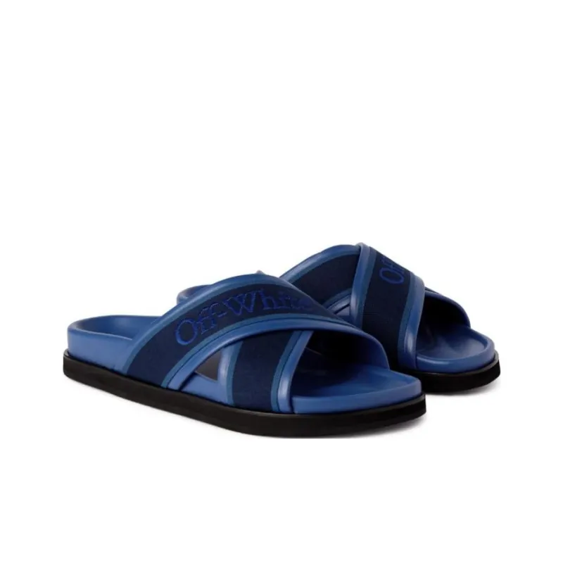 OFF WHITE Cloud Leather Slides-2