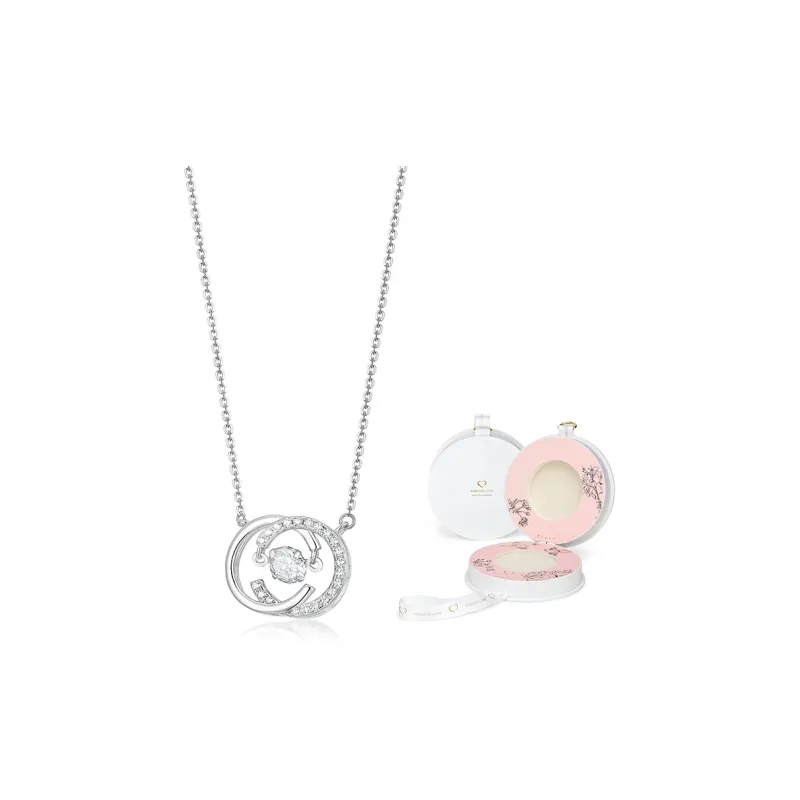 KADER S925 Silver Necklaces Women's Silver White-5