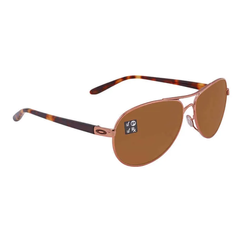 Oakley Acetate Aviator Sunglasses Women's Rose Gold-0