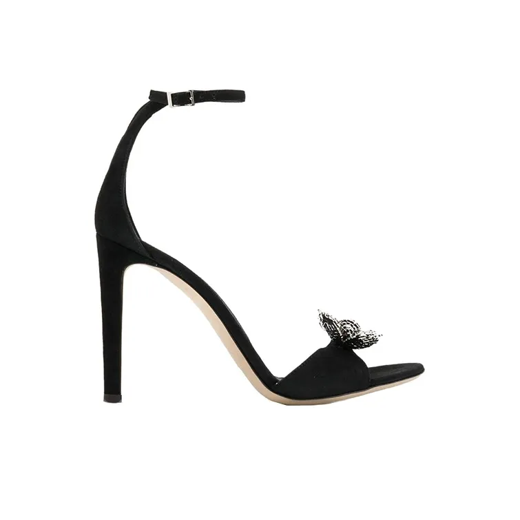 Giuseppe Zanotti/GZ Phoebe Nuit Strap Sandals 10.5cm Women's Black-1