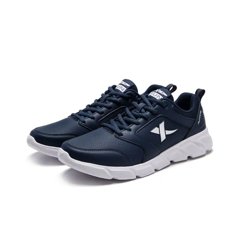 XTEP Wear resistant And Waterproof Low Top Running Shoes Men's Dark Blue-2