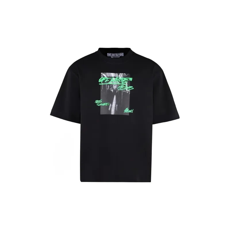 OFF WHITE T Shirts Men Black-0