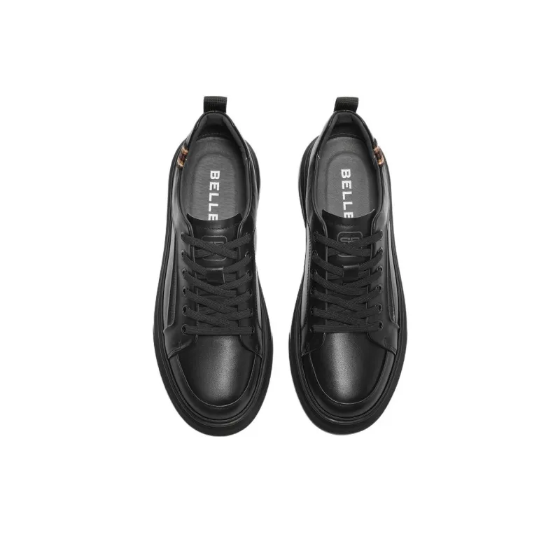 BELLE Lightweight Wear-Resistant And Slip-Resistant Low-Top Skateboard Shoes 3.5cm Men's-8