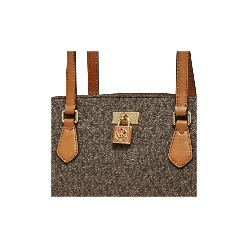 MICHAEL KORS MK Ruby Artificial Leather Tote Bag, Shopping Bag, Handbag, Shoulder Bag Women's Camel-3