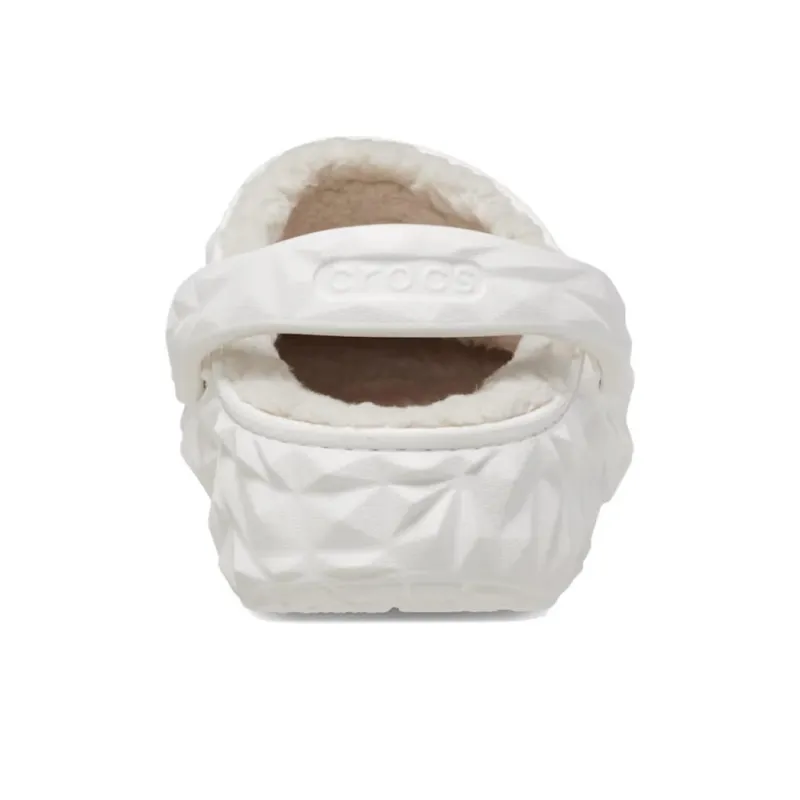 Crocs Classic Lined Geometric Clogs 'White'-5