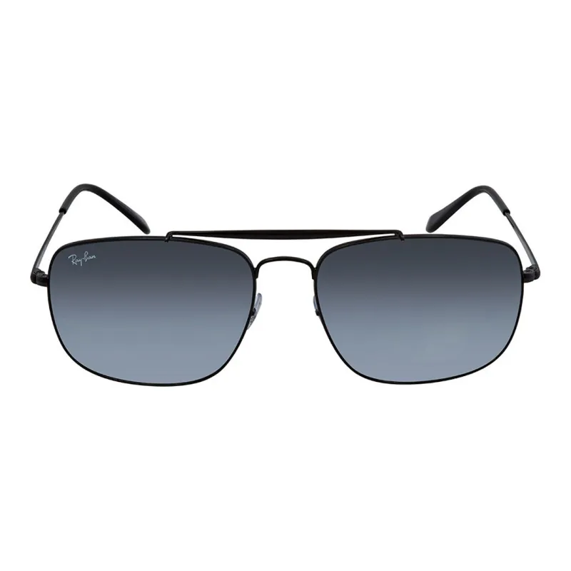 RayBan Rectangular Sunglasses Unisex Black-1