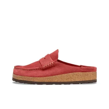 Birkenstock Closed Toe Slippers Unisex Red Regular
