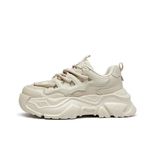 La Chapelle Height Increasing Lightweight Low-Top Chunky Sneakers Women's