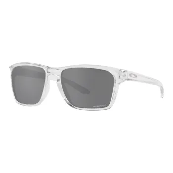 Oakley Plastic Rectangular Sunglasses Men's Transparent
