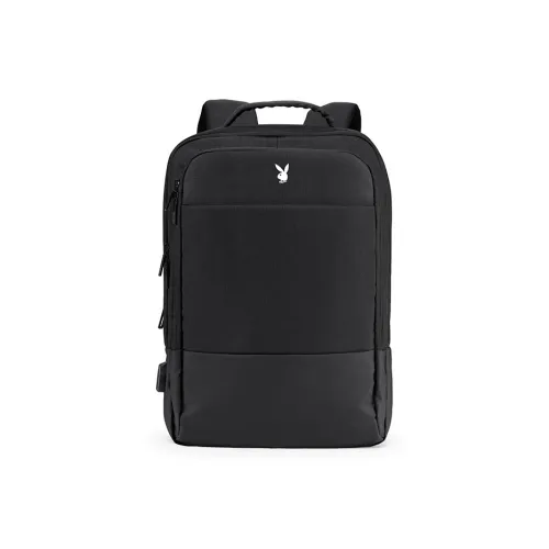 Playboy Fabric Backpack Large Size Men's Black