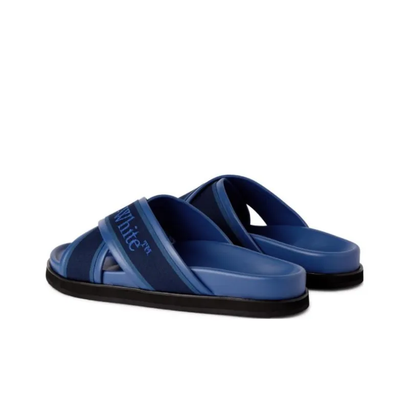 OFF WHITE Cloud Leather Slides-4