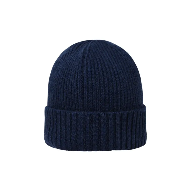 BARBOUR Logo-patch Ribbed-knit Beanie-2
