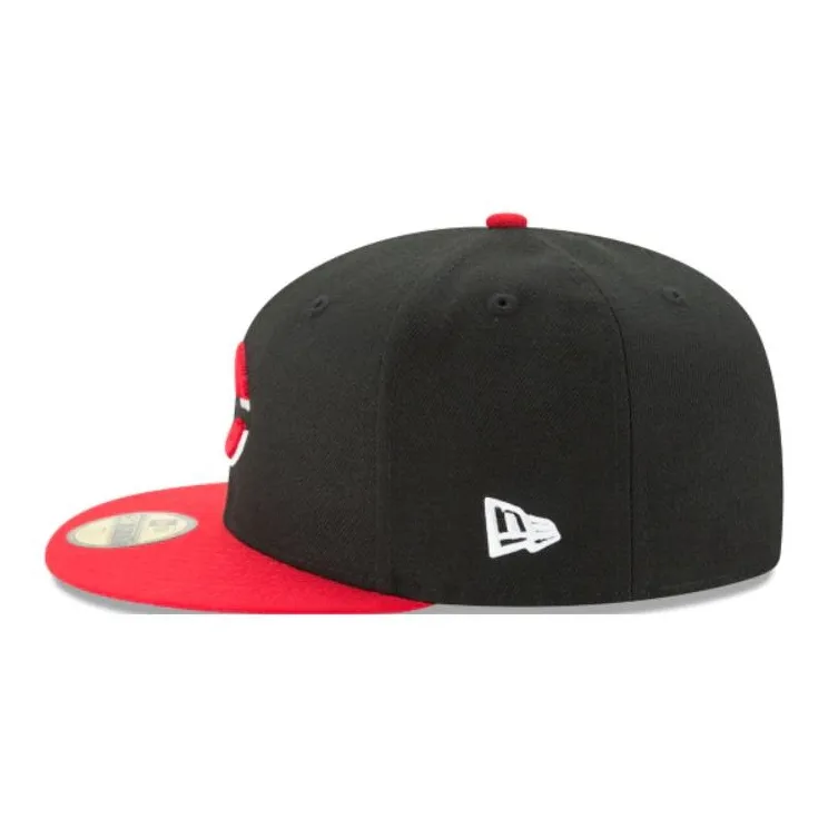 New Era Retro On Field Cincinnati Reds Alternate 59Fifty Fitted Hat-3