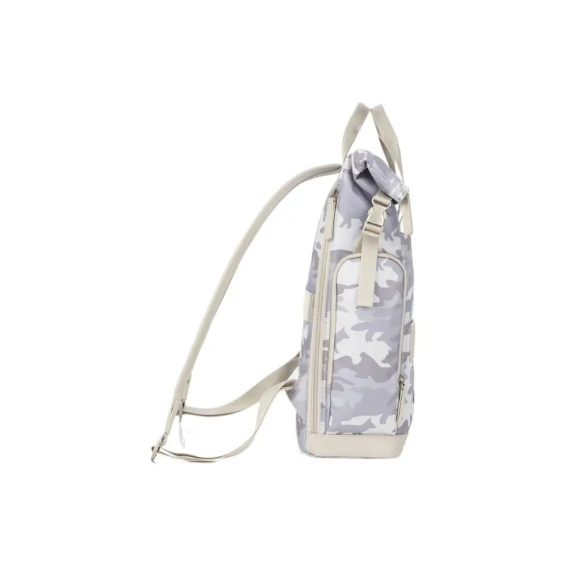 SAMSONITE X MK Collaboration Polyester Travel Bags Backpack Unisex Camouflage White-3