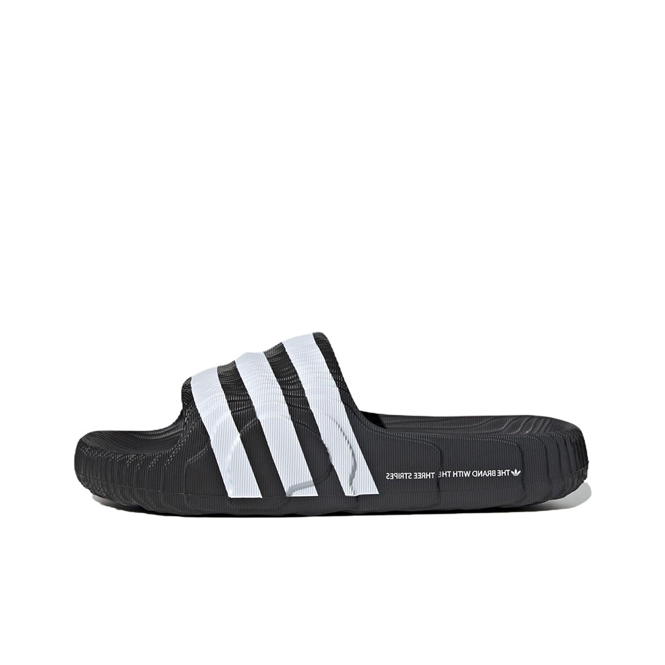 Adidas Originals Adilette 22 Core Black Cloud White POIZON