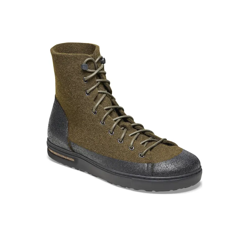 Birkenstock High-Top Skateboard Shoes Unisex Olive Regular-1
