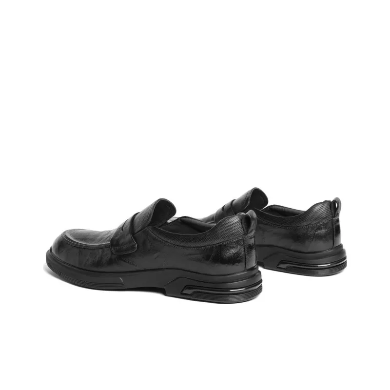 BELLE Dress Shoes Men Low Top Black-2