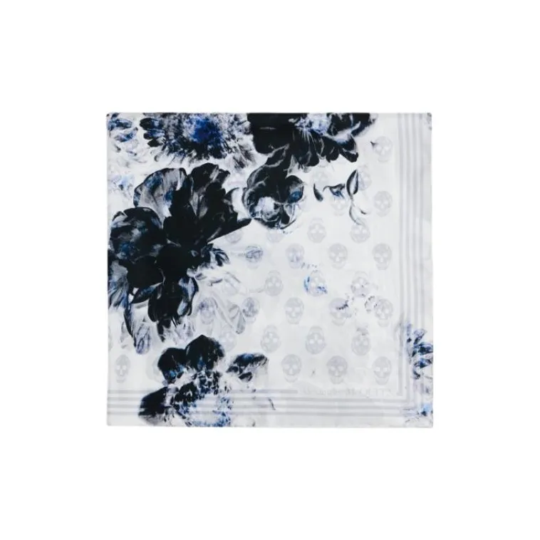 Alexander McQueen Floral Printed Scarf-1