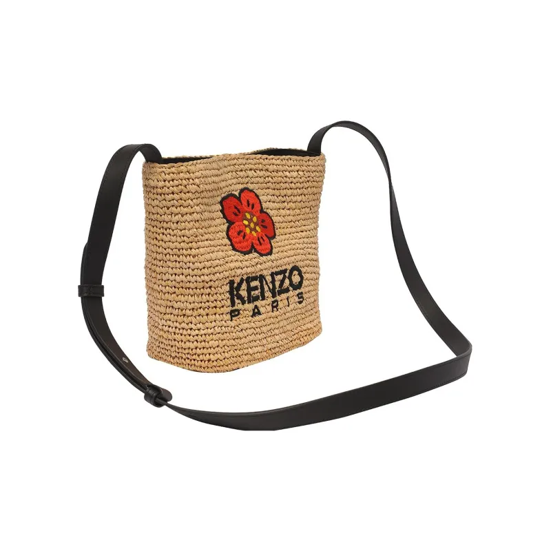 KENZO Logo Embroidered Shoulder Bag-3