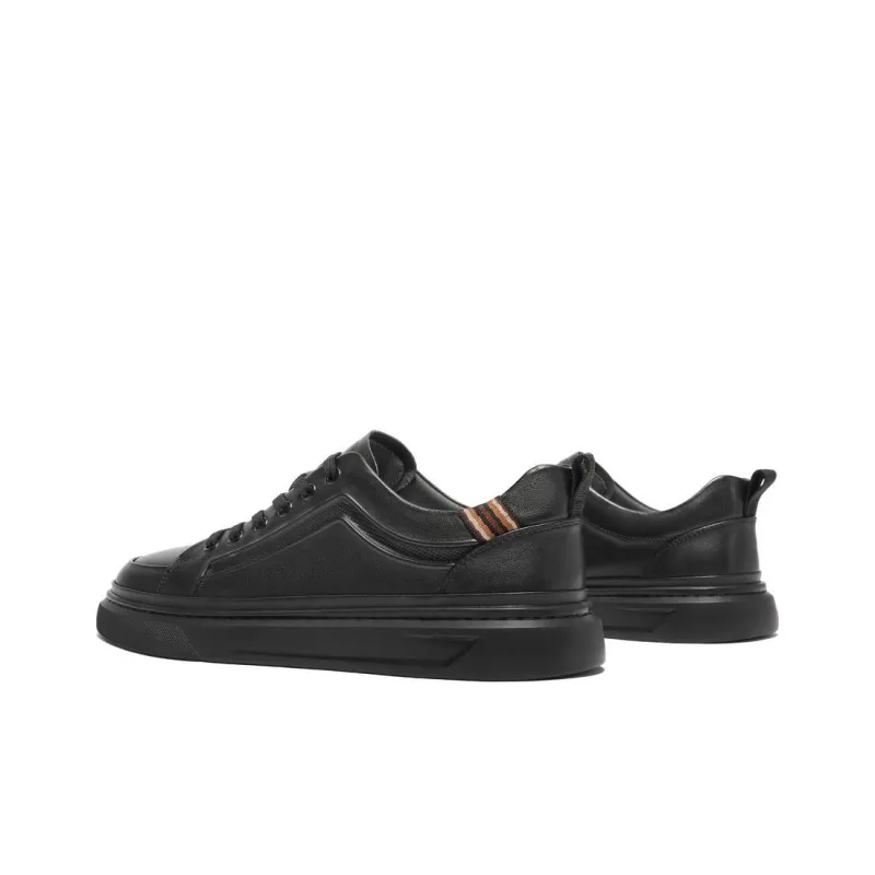 BELLE Lightweight Wear-Resistant And Slip-Resistant Low-Top Skateboard Shoes 3.5cm Men's-9
