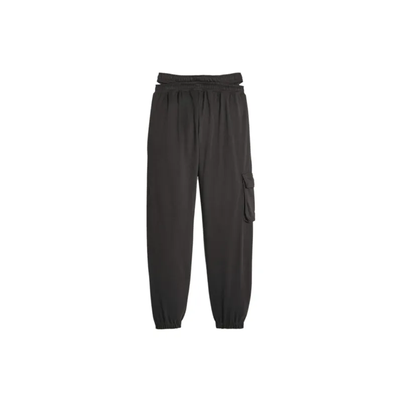 PUMA FIT MOVE Women's Oversized Training Jogger Knitted Sports Pants Women's Black-1