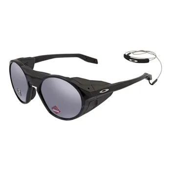 Oakley Plastic Round Sunglasses Men's Black