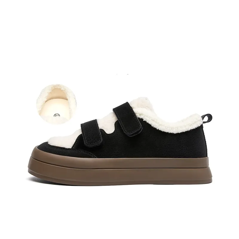 La Chapelle Trendy Versatile Small Insulated Shoe Warm Anti-Slip And Wear-Resistant Low-Top Skateboard Shoes Women's-13