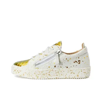 Giuseppe Zanotti Frankie Crocodile effect Leather Sneakers
