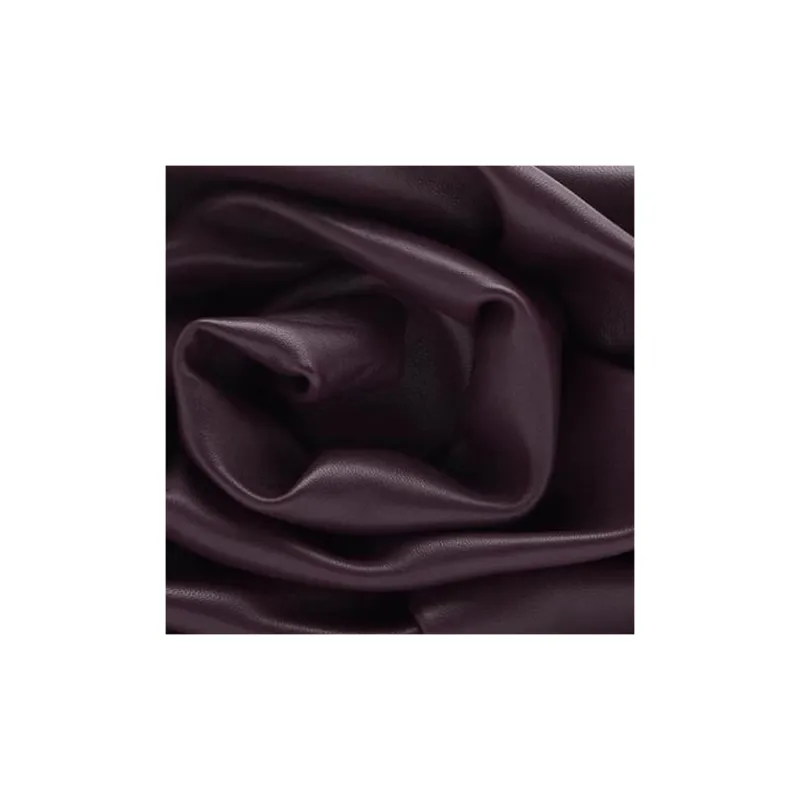 Burberry Lambskin Clutch Women's Plum Red-4