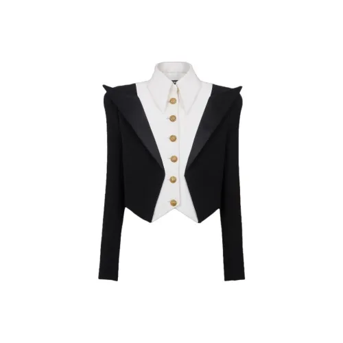 BALMAIN 6 Button Spencer Cropped Jacket