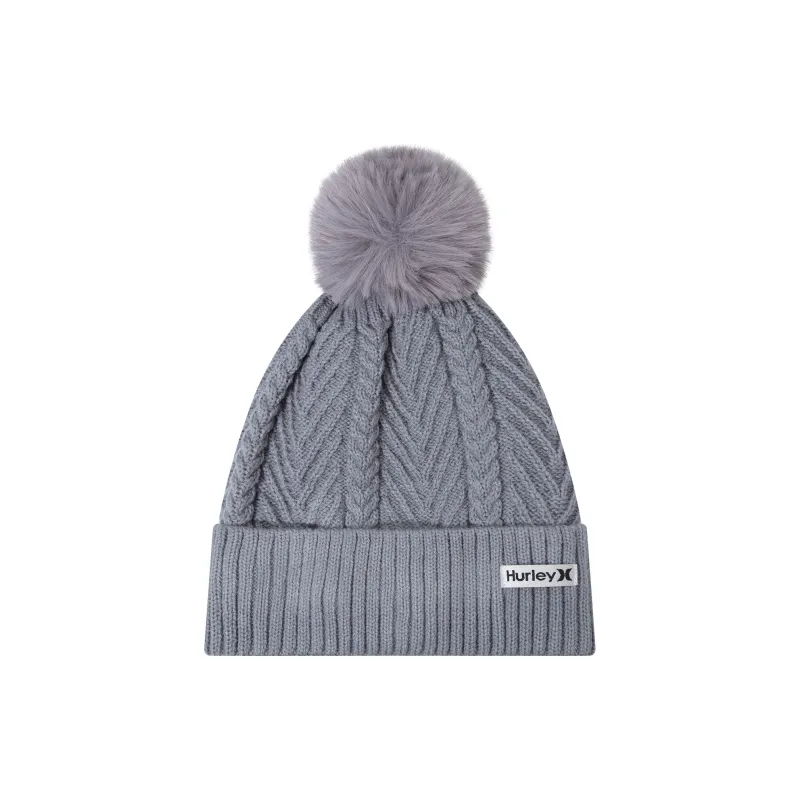 Hurley Knitted Hat Acrylic Cold-Resistant Hat Unisex-1