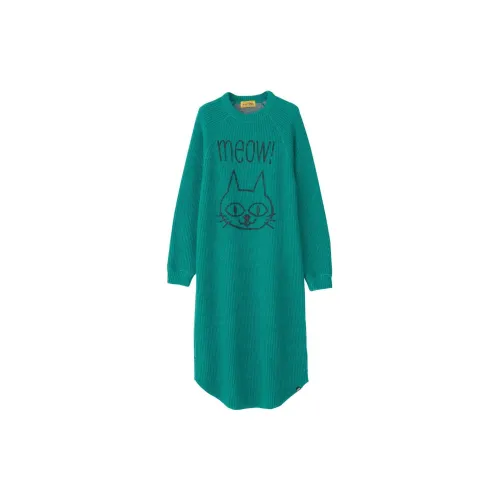 HYSTERIC GLAMOUR Long-Sleeved Dresses Women's Green