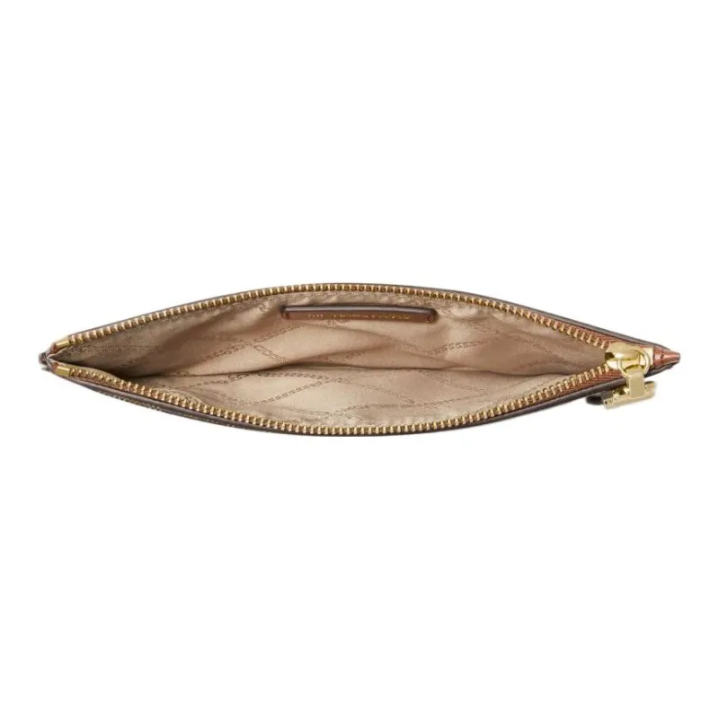 MICHAEL KORS Coated Canvas Wallets Card Holders Large Size Women's Brown-2