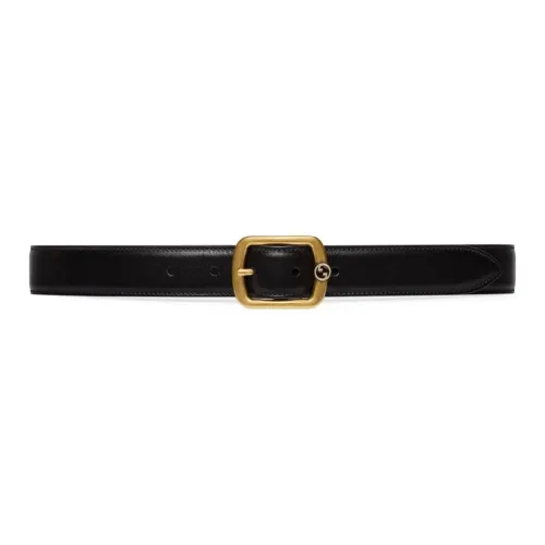 GUCCI Interlocking G-buckle Leather Belt