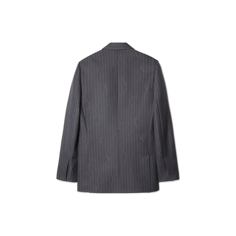 OFF-WHITE Pinstripe-pattern Blazer-1