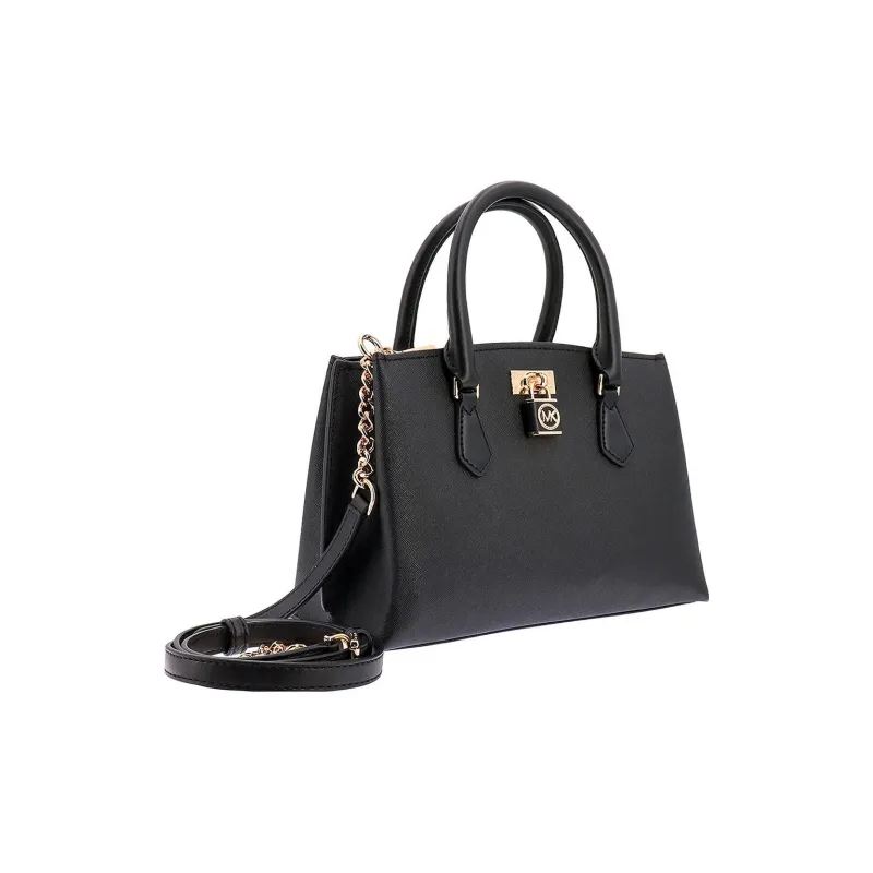 MICHAEL KORS MK Ruby Cow Leather Tote Bag, Shopping Bag, Handbag Trumpets Women's Black-2