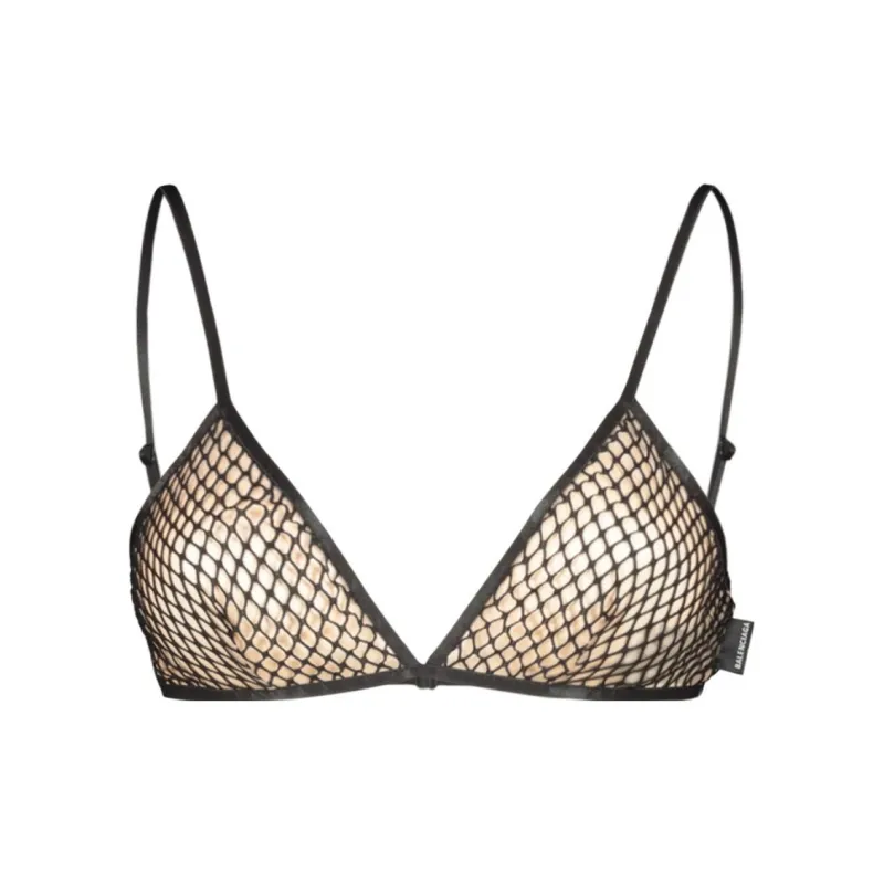 Balenciaga Duo-Tone Mesh Bra-0