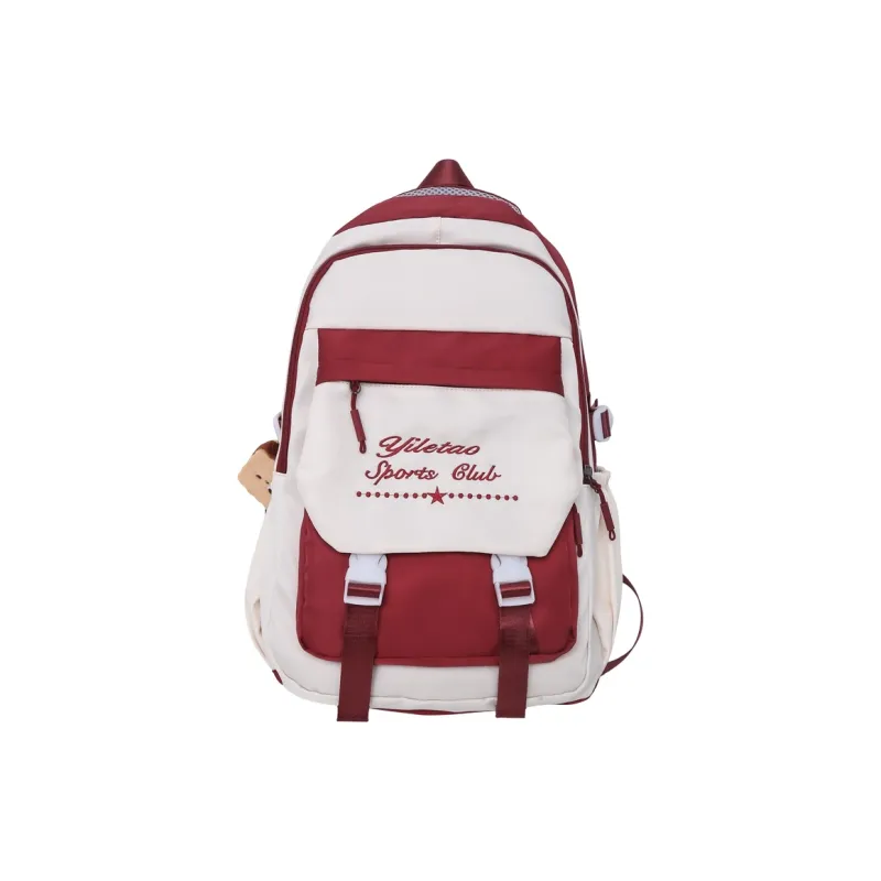 NIGEER Nylon Backpacks Regular Women's Black/Blue/Red/White/Green-2