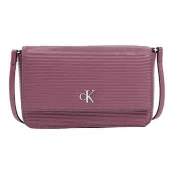 CALVIN KLEIN Polyurethane Shoulder Bag Crossbody Bag Wallet Women's Fuchsia