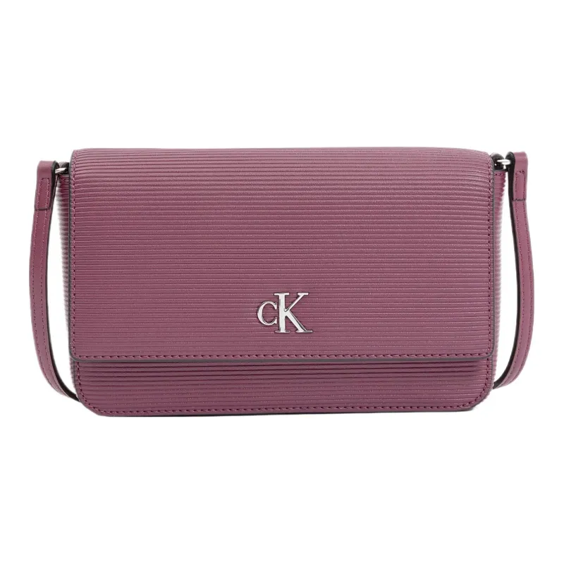 CALVIN KLEIN Polyurethane Shoulder Bag Crossbody Bag Wallet Women's Fuchsia-0