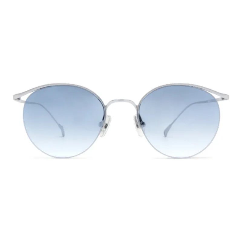 EYEPETIZER Frameless-design Round-frame Sunglasses-0